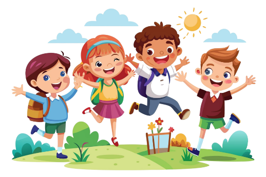 four-happy-children